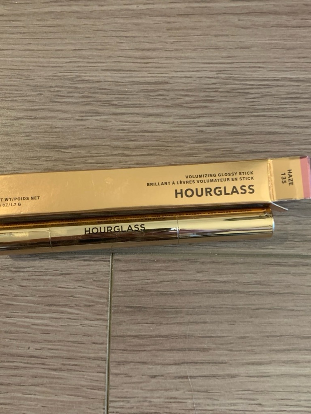 Hourglass Volumizing Glossy Stick - Gold & Pink Accent